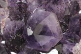 Dark Purple Amethyst Cluster - Large, Sparkly Points #211961-9